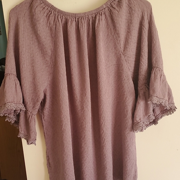 Signature Studio Lavender Dressy Blouse XL - Picture 2 of 3